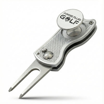 Aiming Fluid Golf - Foldable Metal Divot Tool