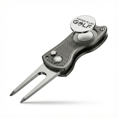 Aiming Fluid Golf - Foldable Metal Divot Tool