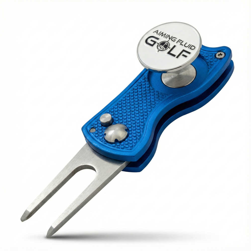 Aiming Fluid Golf - Foldable Metal Divot Tool