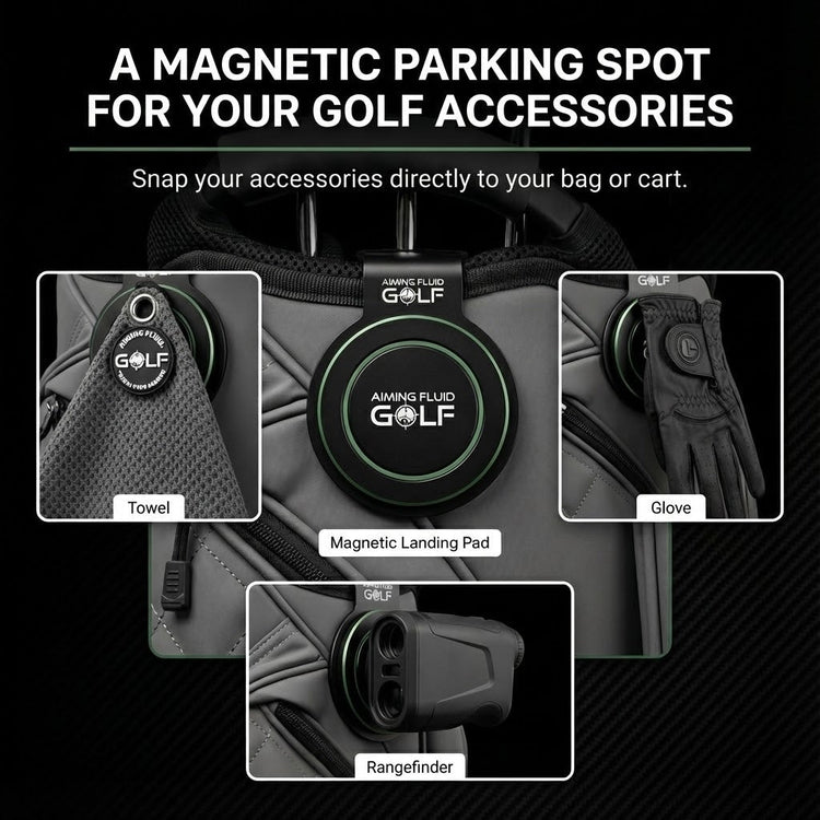 Aiming Fluid Golf - Magnetic Landing Pad
