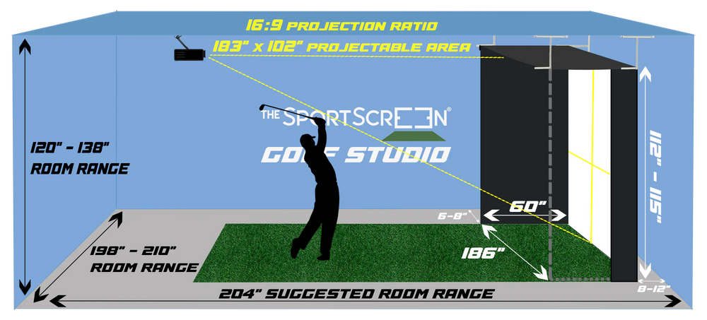 The SportScreen Golf Studio - Vanish 16H