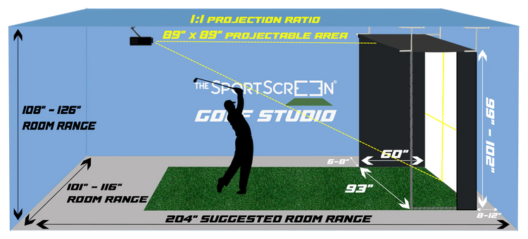 The SportScreen Golf Studio - Vanish 9