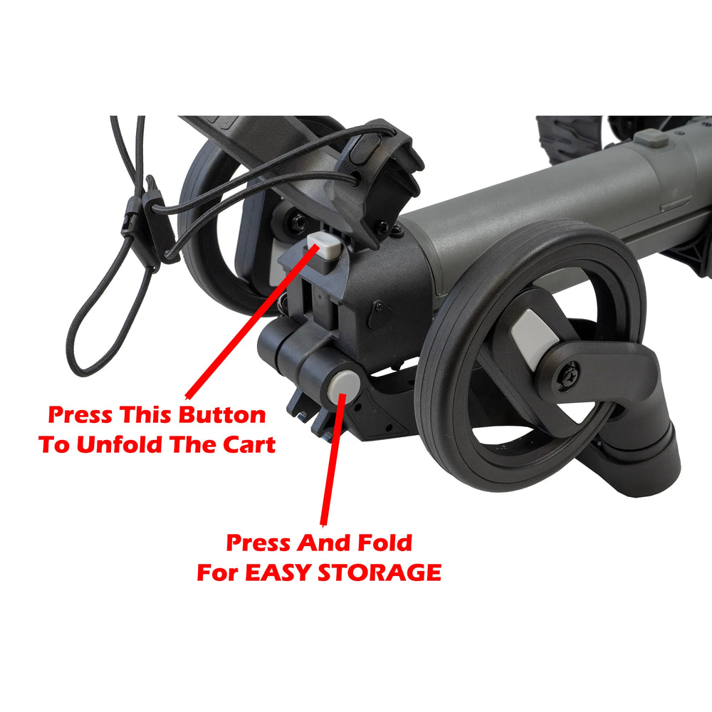 Axglo E5 Follow Me Electric Golf Push Cart