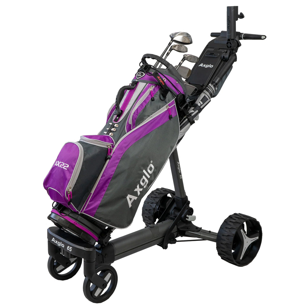 Axglo E5 Follow Me Electric Golf Push Cart