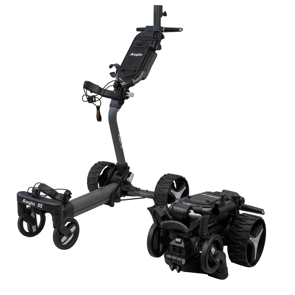 Axglo E5 Follow Me Electric Golf Push Cart