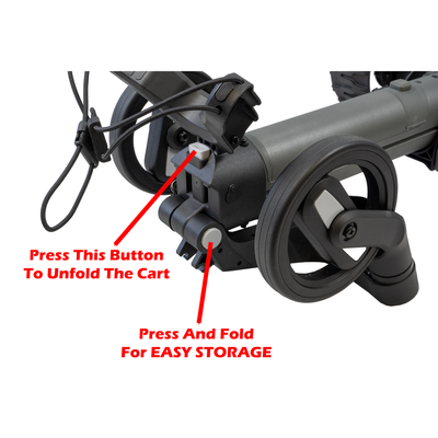 Axglo E5 Follow Me Electric Golf Push Cart
