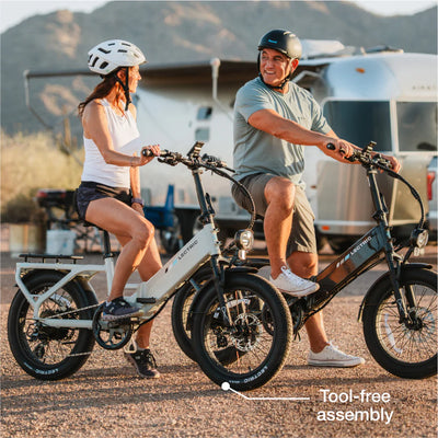 Lectric XP4 750 Step-Thru Stratus White eBike