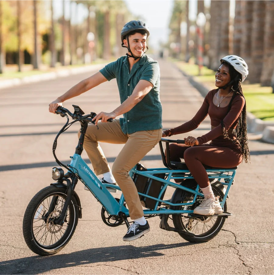 Lectric XPedition2 Raindrop Blue Dual-Battery eBike
