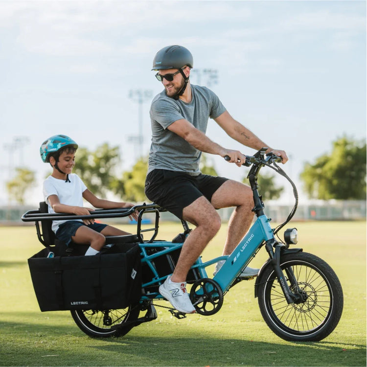 Lectric XPedition2 Raindrop Blue Long-Range Dual-Battery eBike