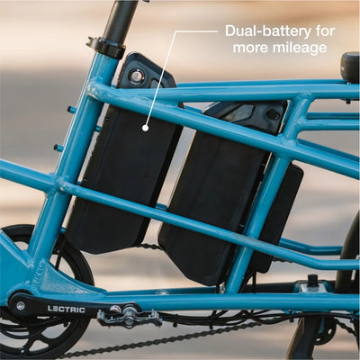Lectric XPedition2 Raindrop Blue Dual-Battery eBike