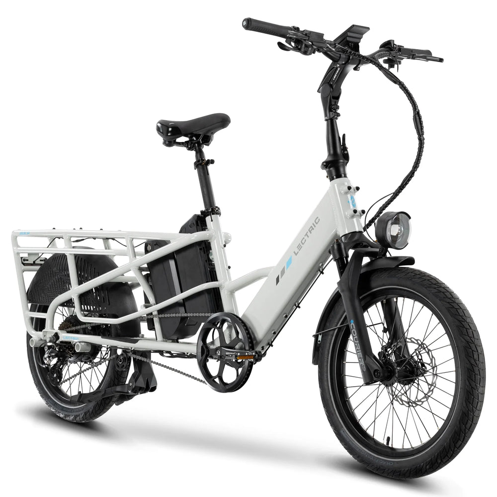 Lectric XPedition2 Stratus White Long-Range Dual-Battery eBike