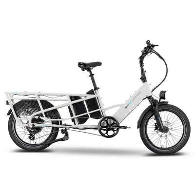 Lectric XPedition2 Stratus White Long-Range Dual-Battery eBike