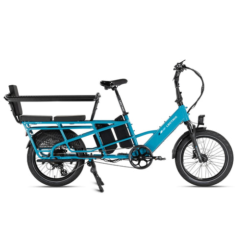 Lectric XPedition2 Raindrop Blue Long-Range Dual-Battery eBike