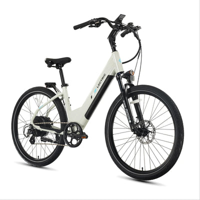 Lectric XPress2 Stratus White Cruiser eBike