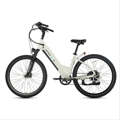 Lectric XPress2 Stratus White Cruiser eBike
