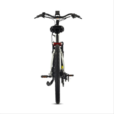 Lectric XPress2 Stratus White Cruiser eBike