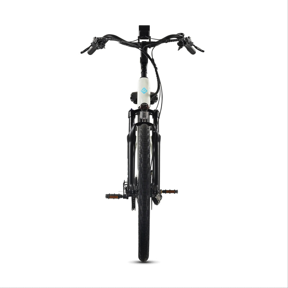 Lectric XPress2 Stratus White Cruiser eBike