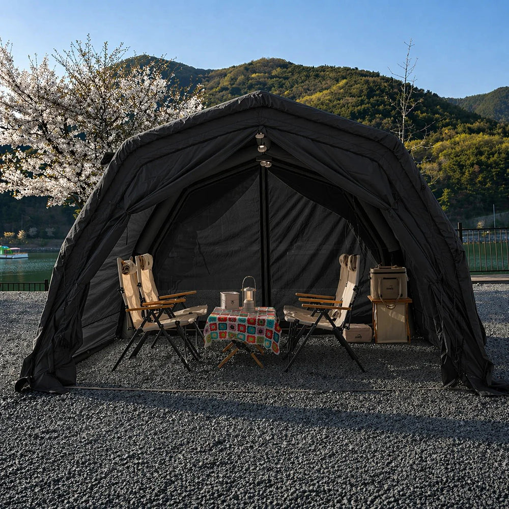 RBM Outdoors Coody AirTarp Pro Inflatable Canopy for 17.2 Pro, 10.0 Pro & Hub Pro - Black