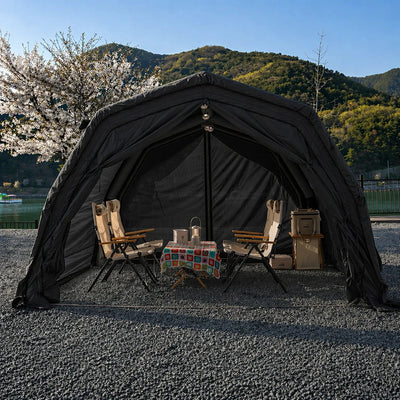 RBM Outdoors Coody AirTarp Pro Inflatable Canopy for 17.2 Pro, 10.0 Pro & Hub Pro - Black