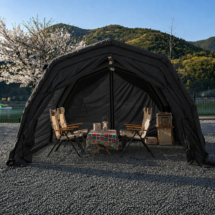 RBM Outdoors Coody AirTarp Pro Inflatable Canopy for 17.2 Pro, 10.0 Pro & Hub Pro - Black
