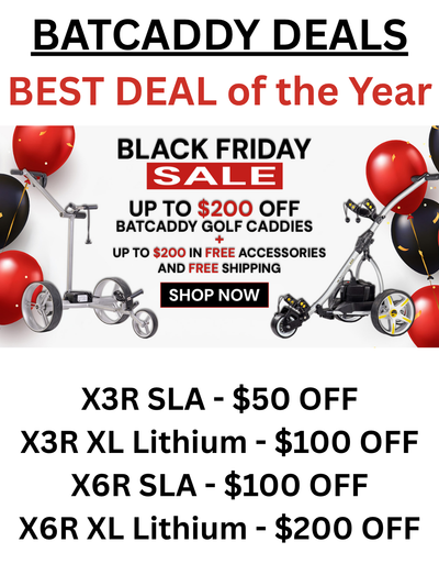 BATCADDY X6R Electric Remote Control Push Cart - BLACK FRIDAY SALE