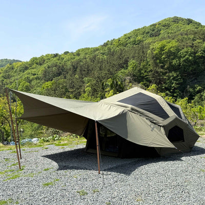 Coody | RBM Bestona Inflatable Tent for 2-4 Person (Forest Green)