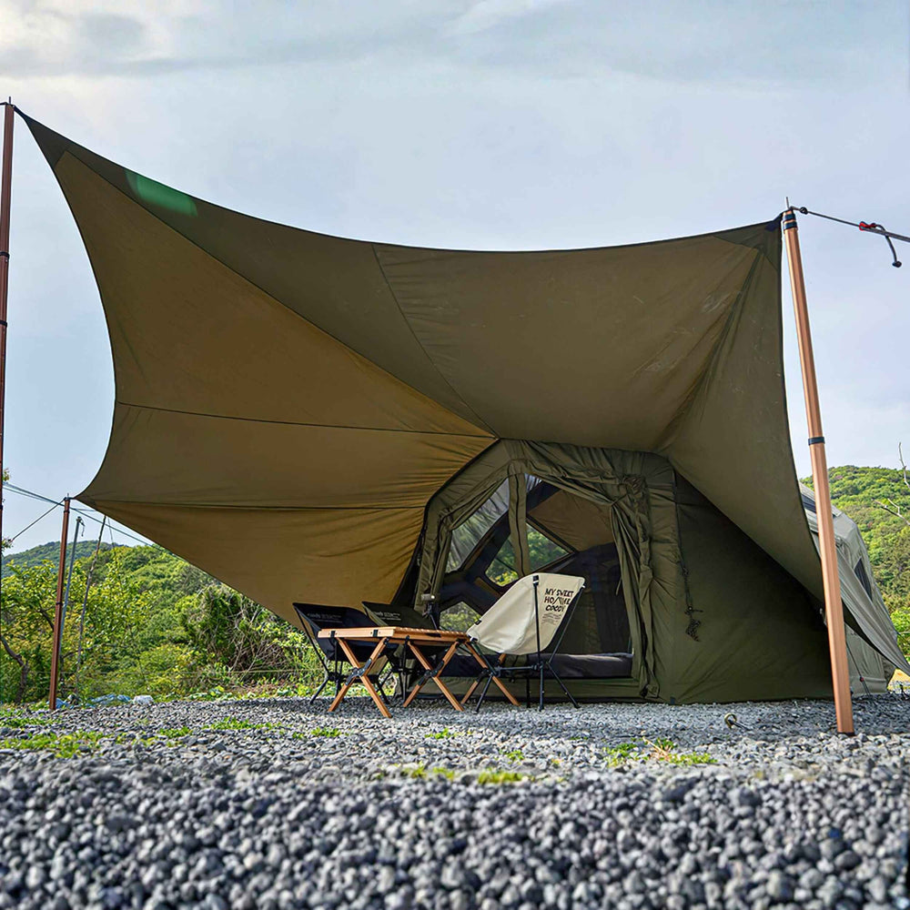 Coody | RBM Bestona Inflatable Tent for 2-4 Person (Forest Green)