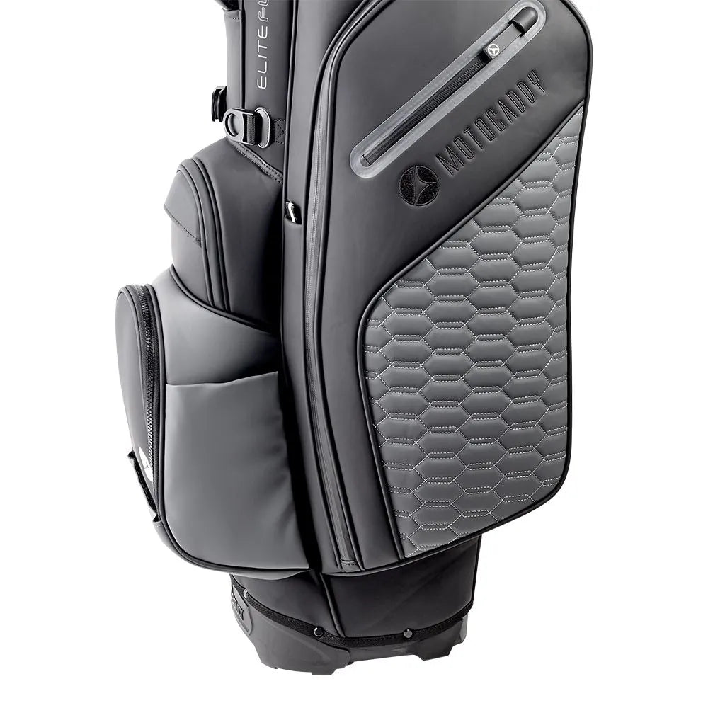 Motocaddy M7 Electric Remote Control Push Cart with EliteFLEX Hybrid Golf Bag Bundle