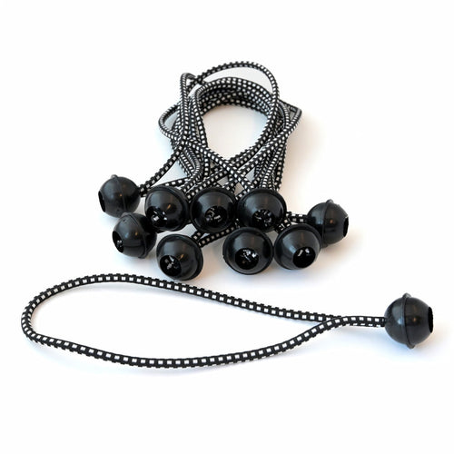 Carl's Place 9-inch Black Ball Bungees (each)