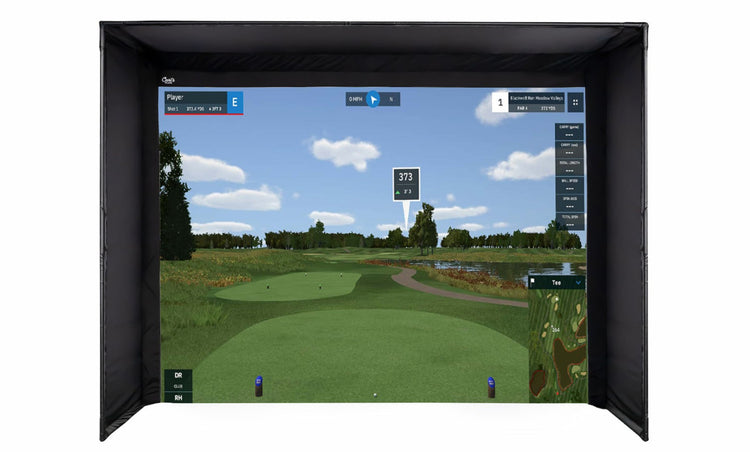 Carl's Place DIY Golf Simulator Enclosure Kit with Preferred Impact Screen