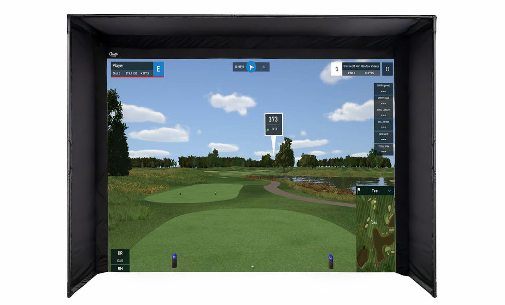 Carl's Place DIY Golf Simulator Enclosure Kit with Standard Impact Screen