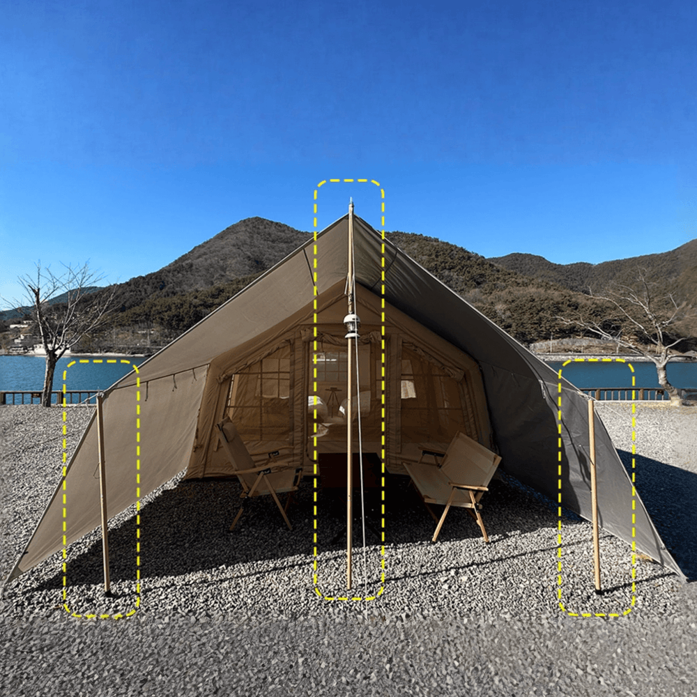 RBM Outdoors Coody pole tent