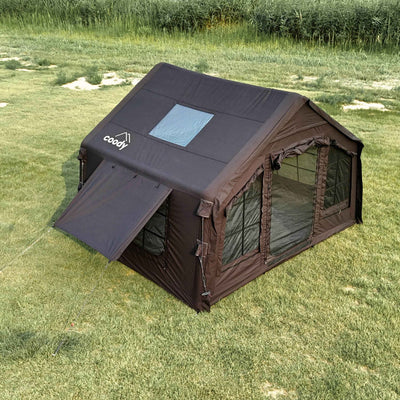 RBM Outdoors Coody 8.0 Black - Inflatable Tent House for Camping 1-4 person