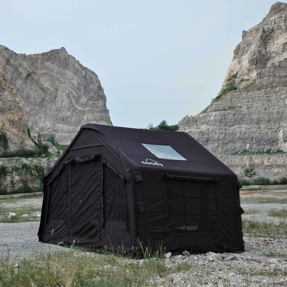 RBM Outdoors Coody 8.0 Black - Inflatable Tent House for Camping 1-4 person