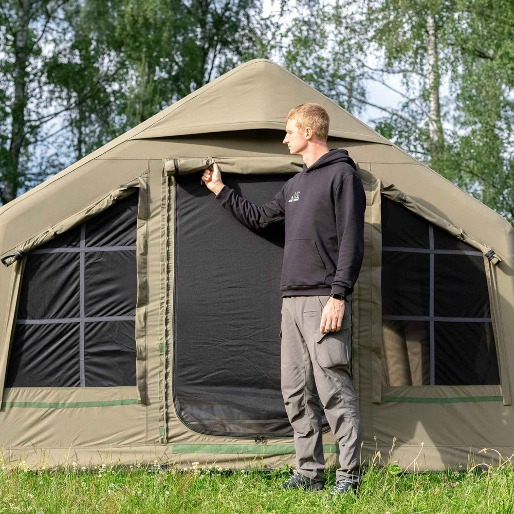 RBM Outdoors Coody 8.0 Forest Green - Inflatable Tent House for Camping 1-4 person