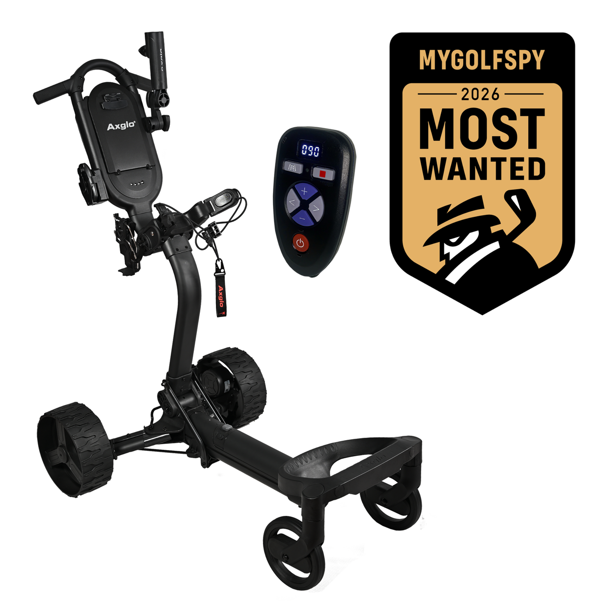 Axglo E3 Remote Electric Golf Push Cart – Big Horn Golfer