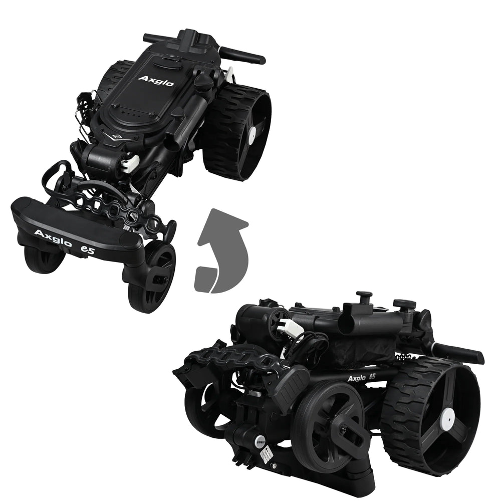 Axglo E5 Follow Me Electric Golf Push Cart