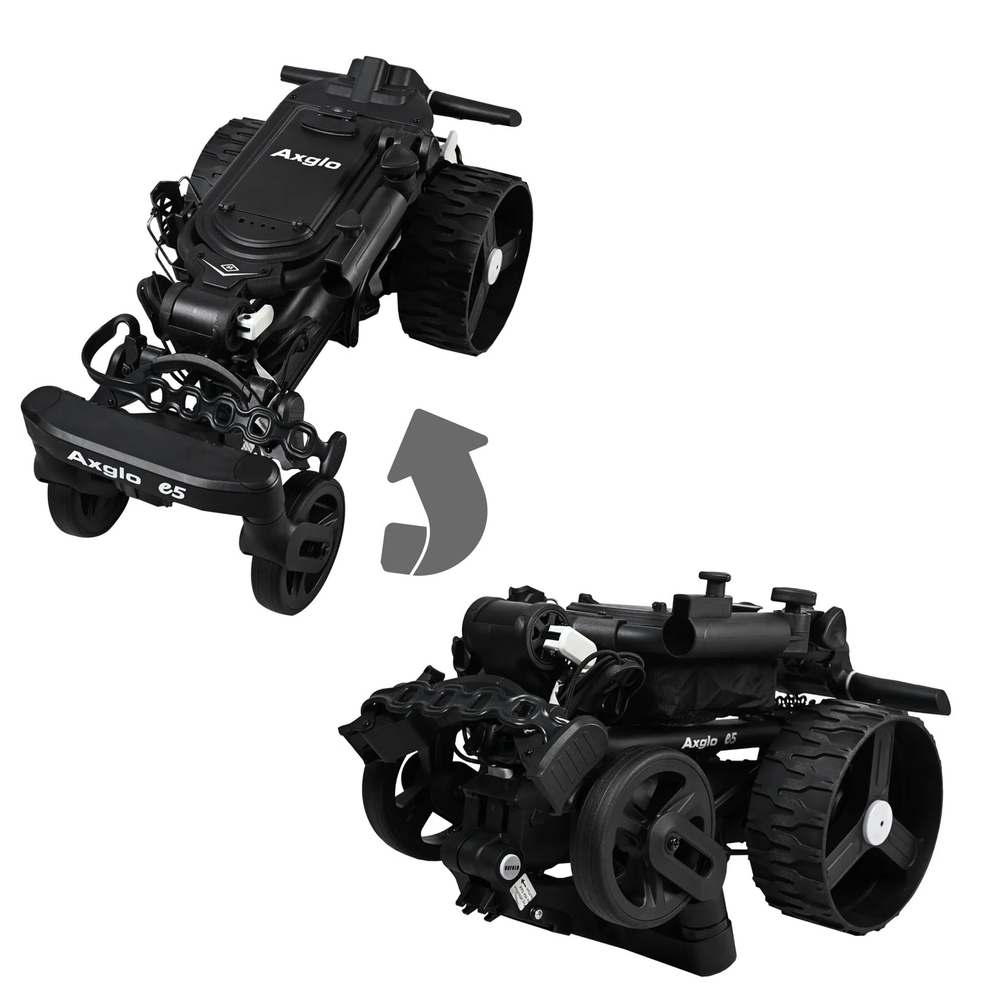 Axglo E5 Follow Me Electric Golf Push Cart