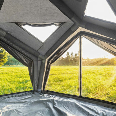 RBM Outdoors Coody | RBM Hub Shelter Inflatable Tent for 2-6 Person (Gray)