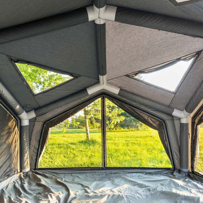 RBM Outdoors Coody | RBM Hub Shelter Inflatable Tent for 2-6 Person (Gray)