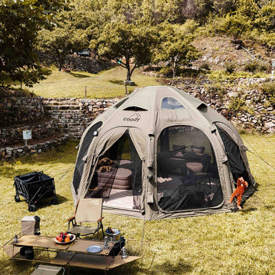 Coody Dome | RBM Outdoors Octopus - Inflatable tent for 2-4 person (Forest Green)