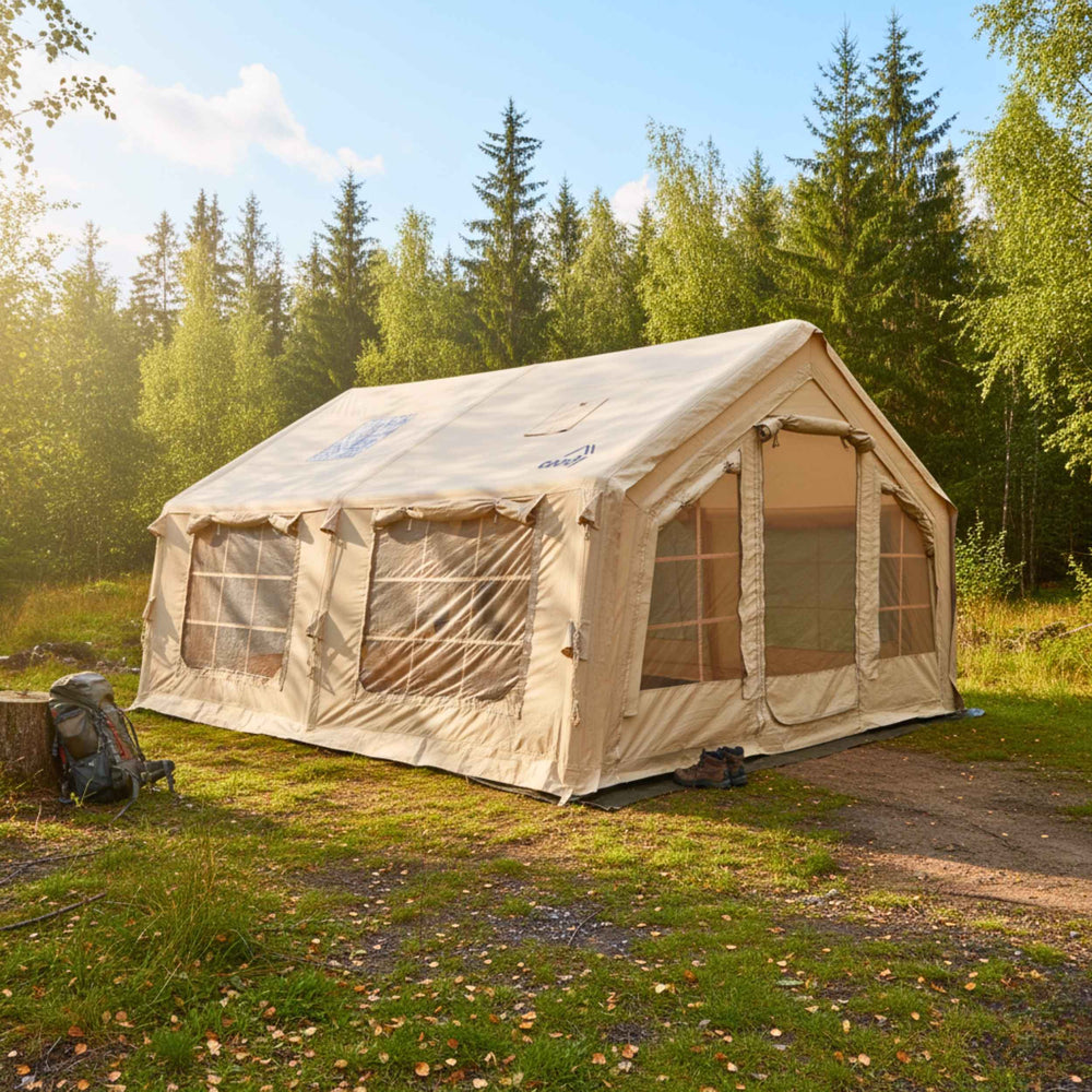 coody tent inflatable Coody 13.6 (Koala-5) Beige Inflatable Tent for Camping (2-8 person)