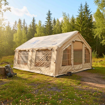 Coody 13.6 | RBM Outdoors Koala 5 Inflatable tent for 2-8 person (Beige)