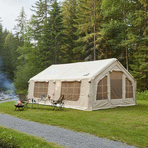 Coody 17.2 | RBM Outdoors Koala 7 Inflatable tent for 2-10 person (Beige)