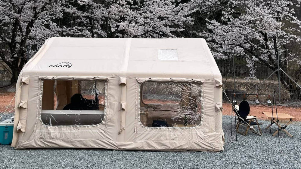 Coody 13.6 | RBM Outdoors Koala 5 Inflatable tent for 2-8 person (Beige)