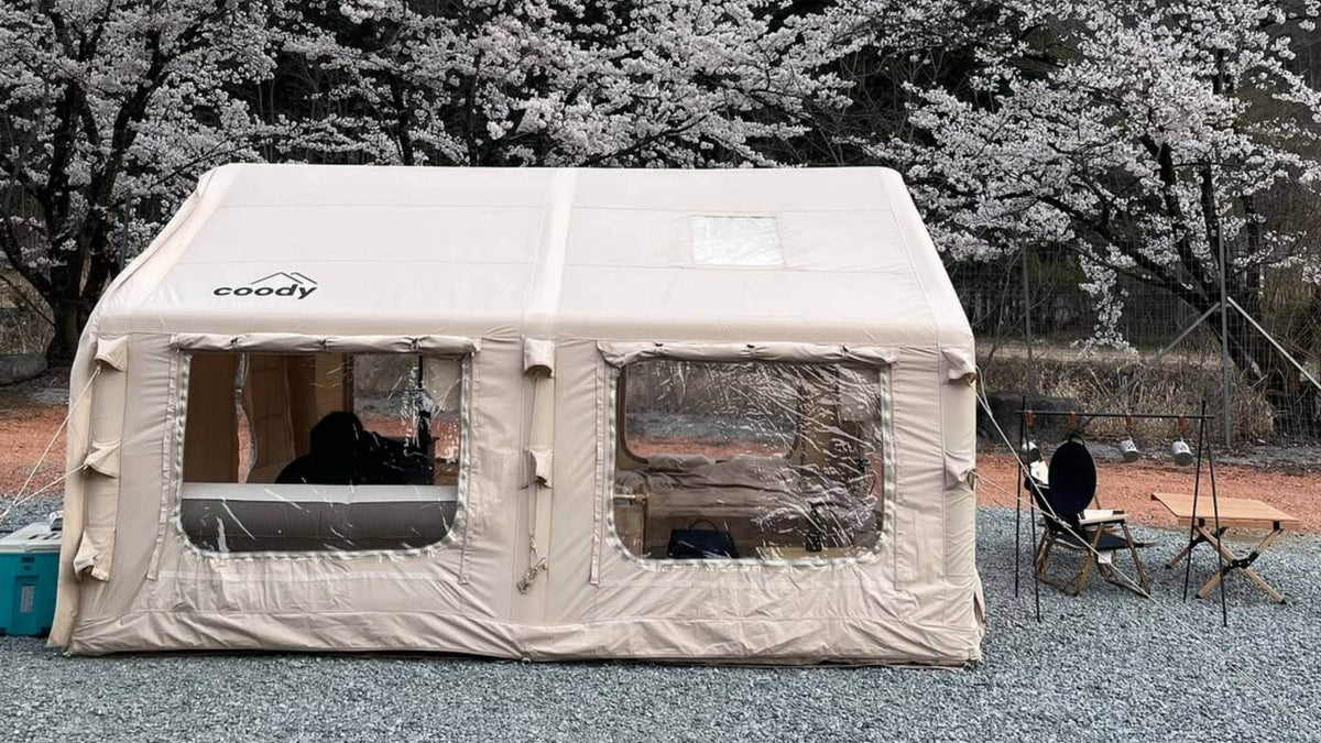 koala air tent 5 Coody 13.6 (Koala-5) Beige Inflatable Tent for Camping (2-8 person)