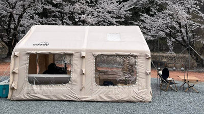Coody 13.6 | RBM Outdoors Koala 5 Inflatable tent for 2-8 person (Beige)