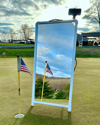 Golf Swing Mirrors Full size 2x4 and half size 2x2 available