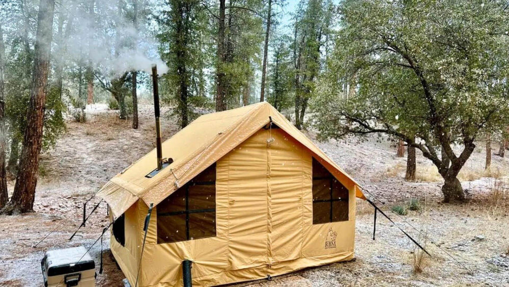 RBM Outdoors Panda Medium - Inflatable tent for 1-4 person (Sunny Beige)