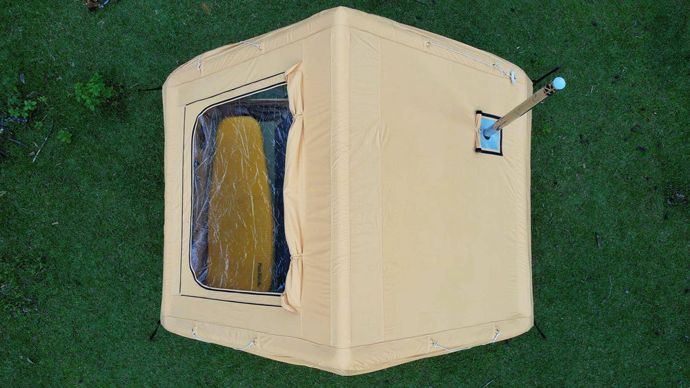 RBM Outdoors Panda Medium - Inflatable tent for 1-4 person (Sunny Beige)